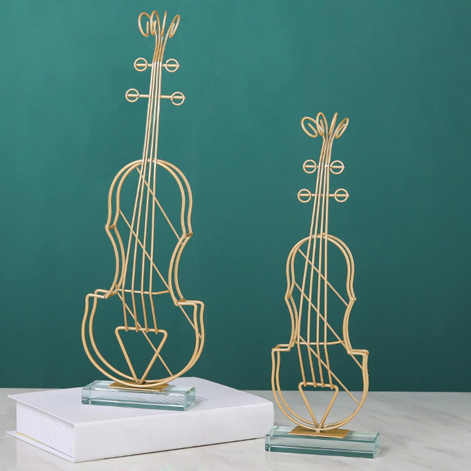 Music Instrument Statue Sculpture Figurine for Home Decor