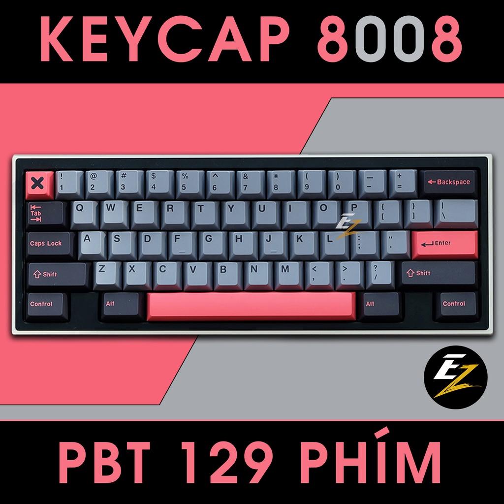 Keycap Cho Bàn Phím Cơ GMK 8008 Thick PBT Cherry Profile 129 Phím