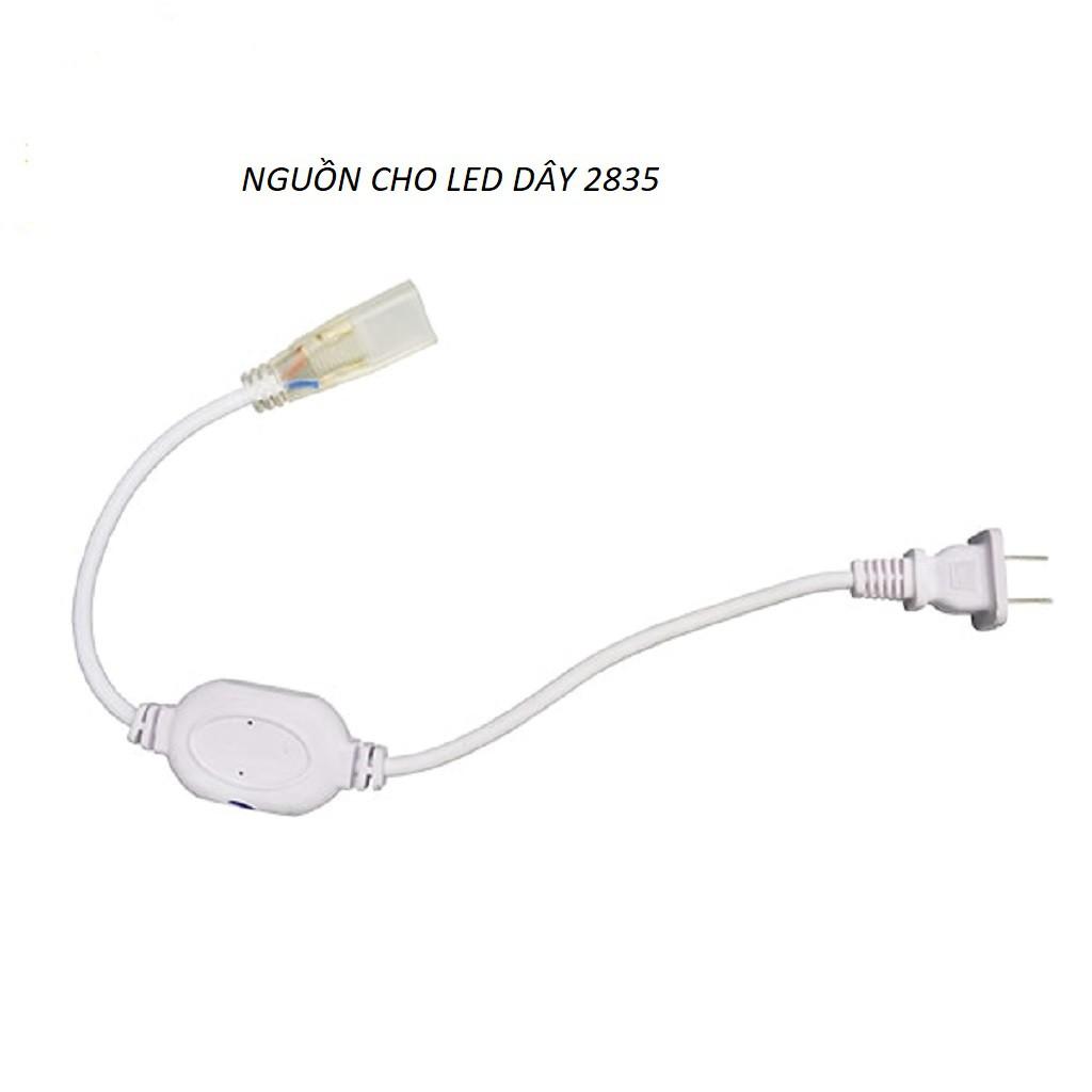 COMBO 10 MÉT LED DÂY ĐÔI 2835 XANH DƯƠNG TẶNG KÈM NGUỒN