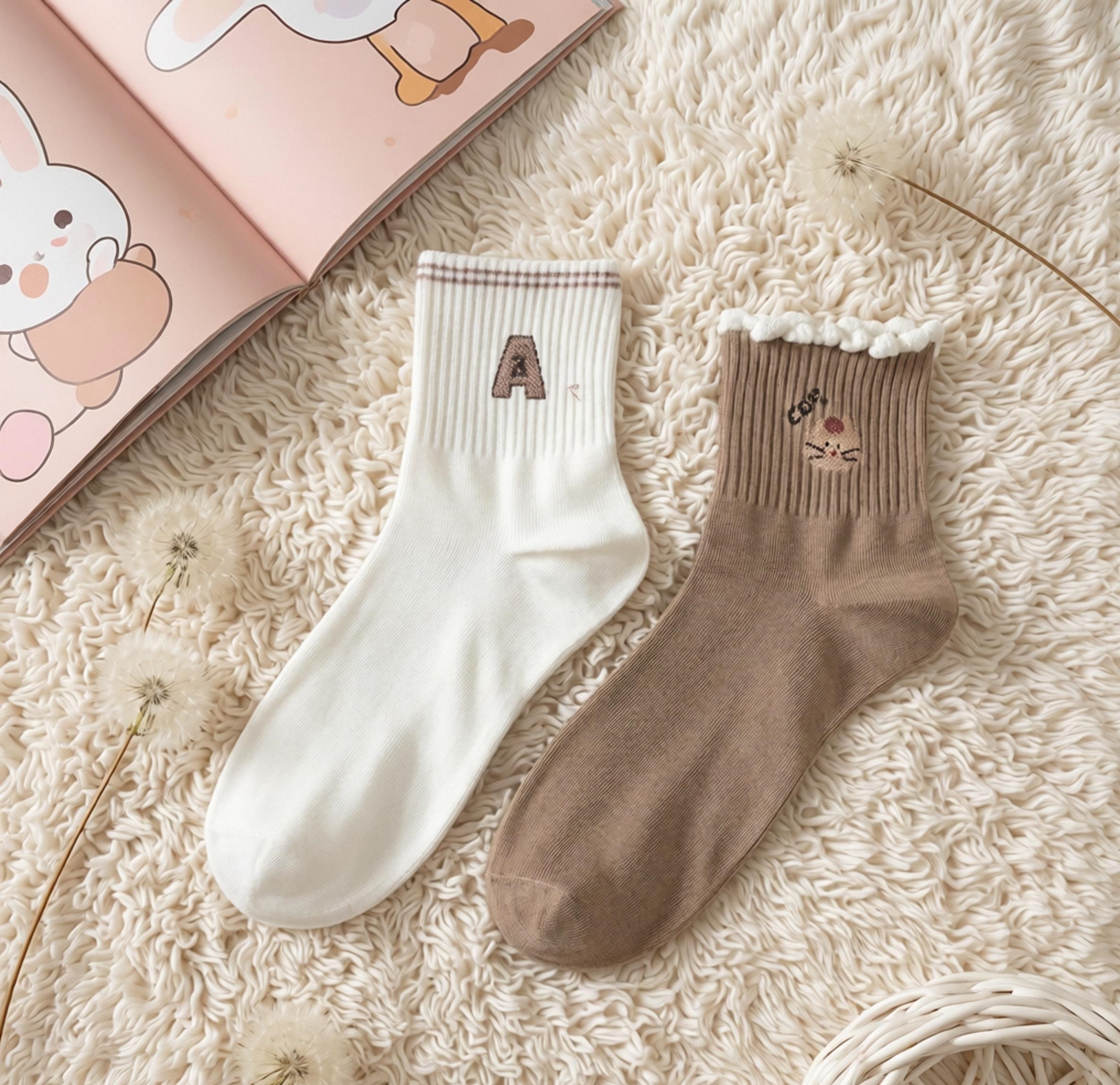 SET 5 ĐÔI TẤT VỚ NỮ CAO CỔ MÃ 18 DÀNH CHO NỮ