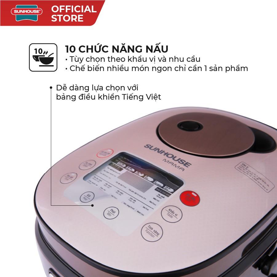 [Hàng Chính Hãng] Nồi cơm điện tử 1.5L SUNHOUSE MAMA SHD8915