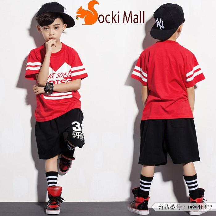 Bộ quần áo thể thao bé trai kiểu HipHop + kèm nón