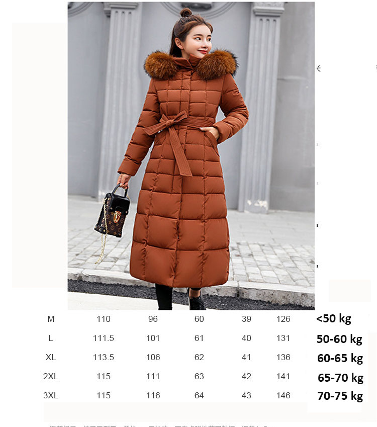Áo khoác bông nữ dài tay mùa đông mới của châu Âu mã 902