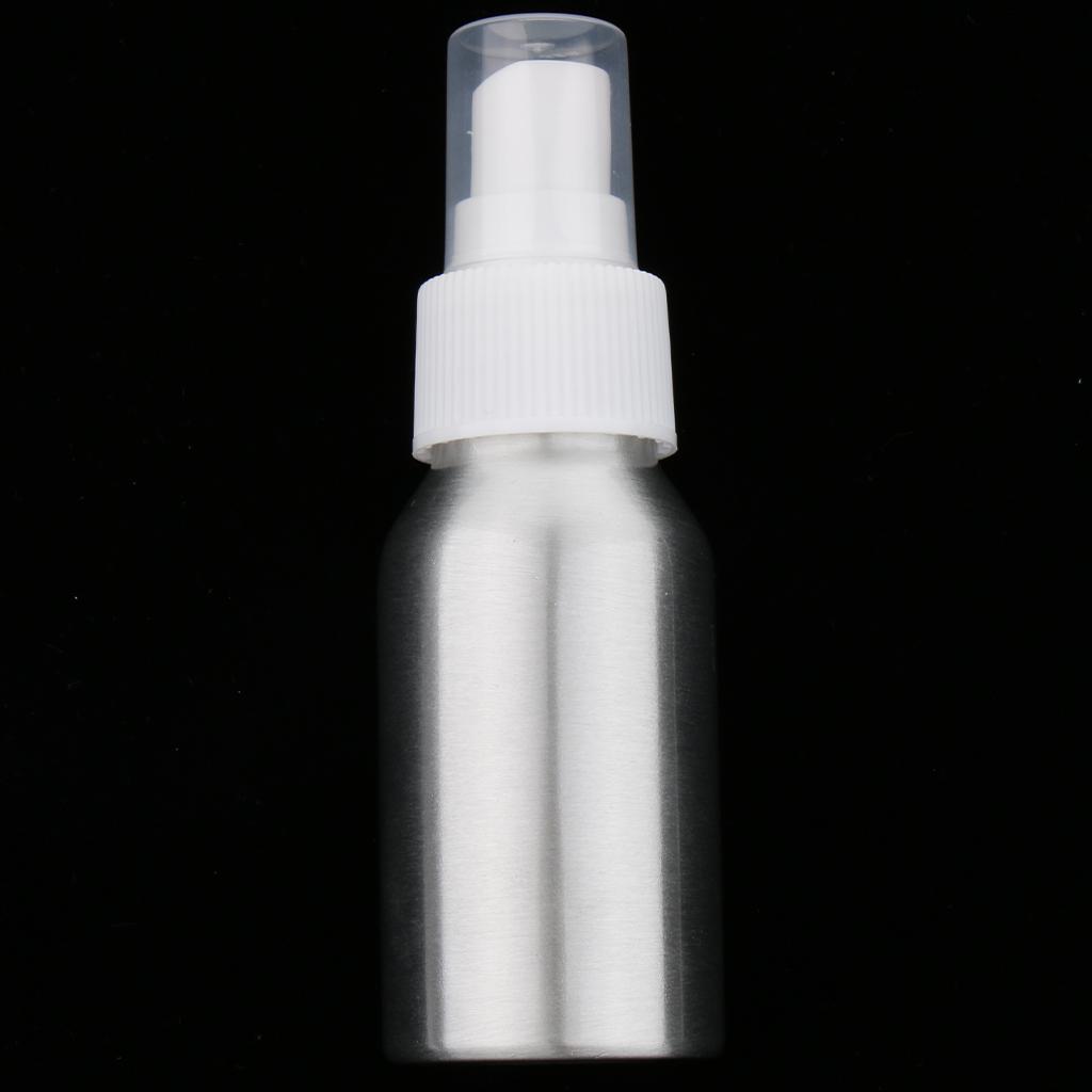2PCS Aluminum Empty Refillable Fine Mist Spray Bottle Perfume Sparyer 40ml