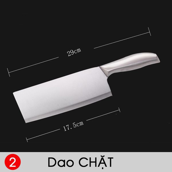 Bộ dao Nhật inox nguyên khối cao cấp Seki gồm 6 món