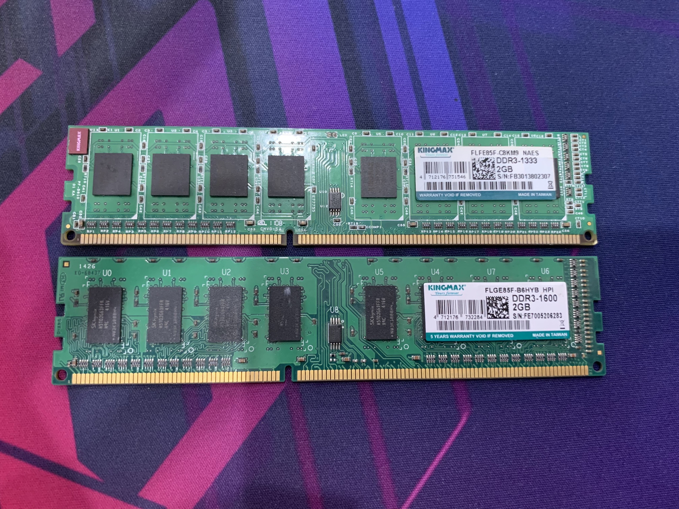 Ram KingMax PC DDR3 2GB Bus 1333/1600MHz - Hàng Chính Hãng