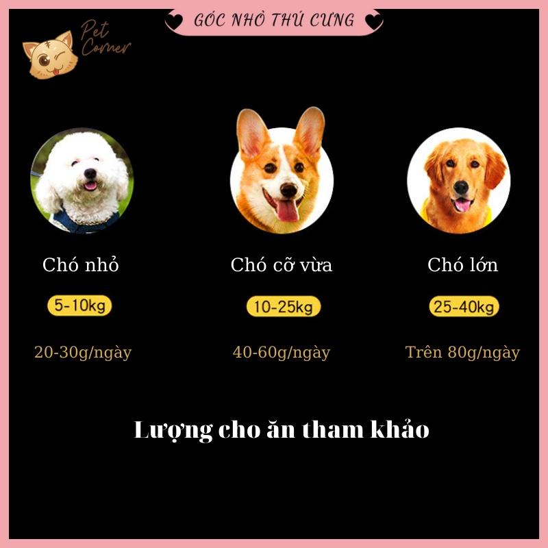 Snack thịt bò viên cho chó cưng