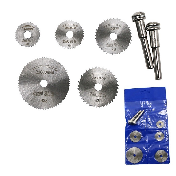 Lưỡi cắt mini dùng cắt gỗ thép HSS 7 chi tiêt