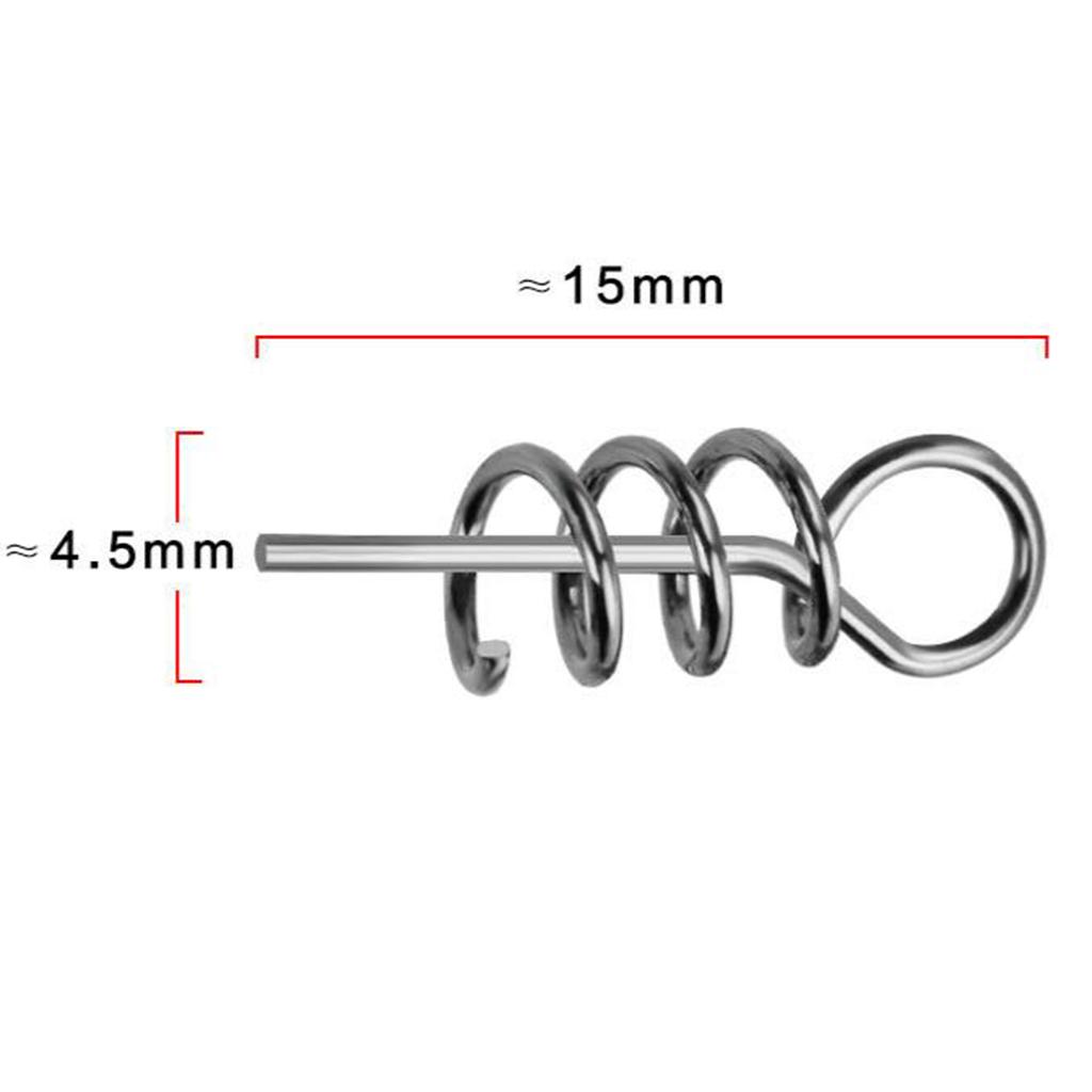 50Pcs Worm Hooks with Box Black Nickel High Carbon Steel Bait Jig Hooks Set