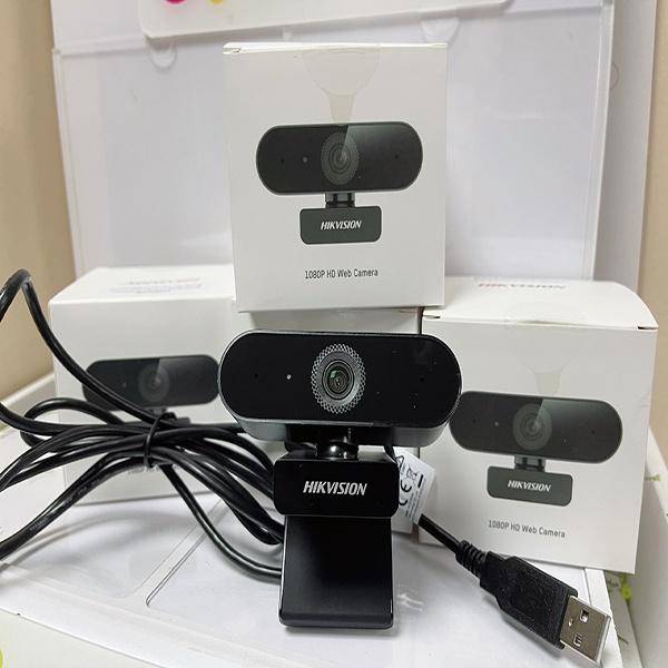 Webcam full hd 1080p có mic đàm thoại trực tuyến siêu nét dùng cho máy tính laptop, smart box, Webcam HIKVISION DS-U02 - Hàng chính hãng