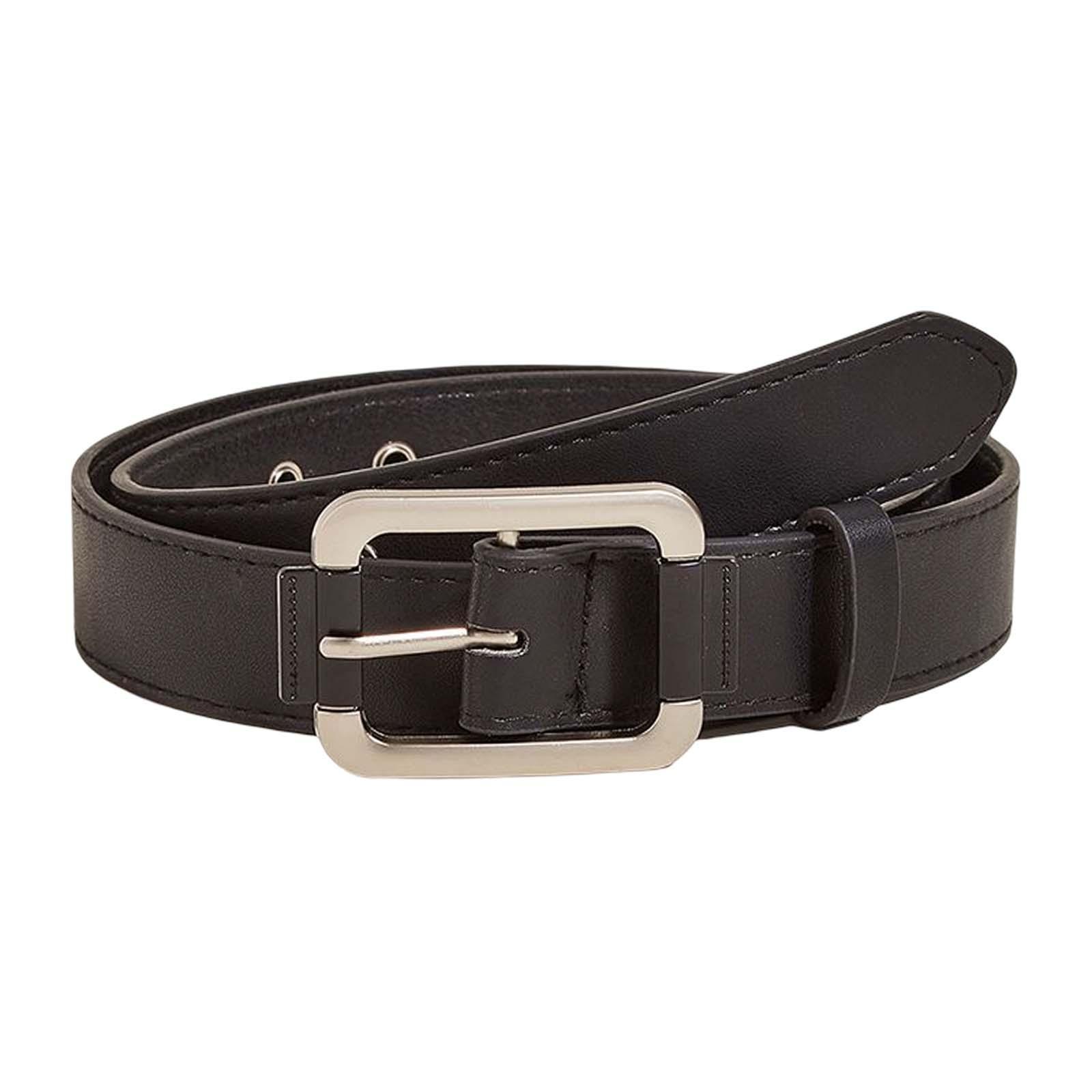 Men Pin Buckle Waist Belt PU Leather Fashion for Coats Daily wearing Street