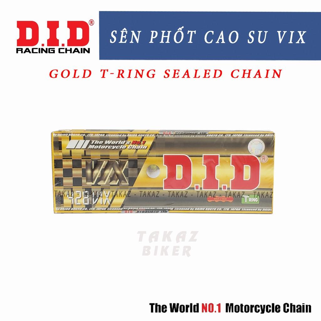 B2 Sên Phốt Cao Su 428 VIX T-ring GOLD - 132L Cải Tiến Mới Của Huyền Thoại TFX