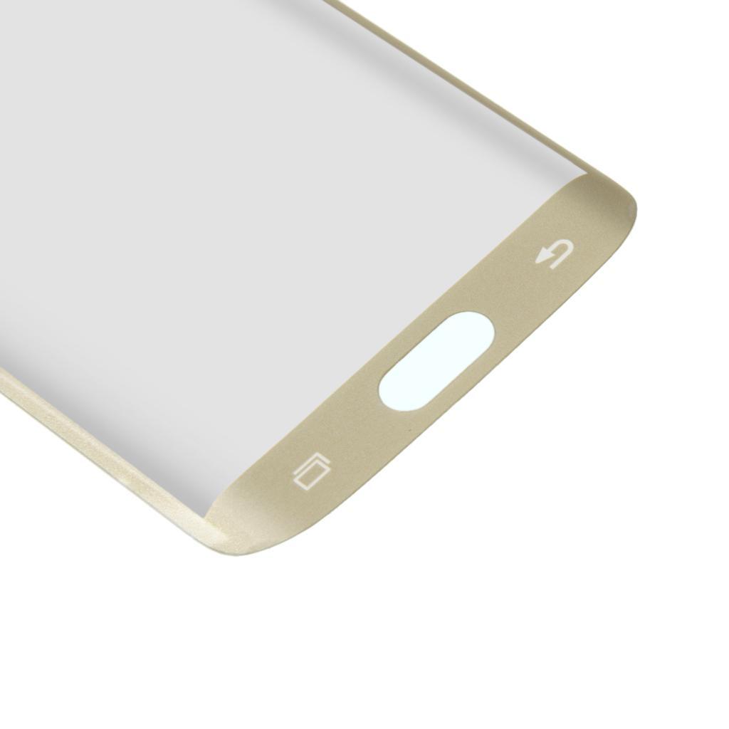 Full Coverage Tempered Glass Screen Film For Galaxy S6 Edge-Golden