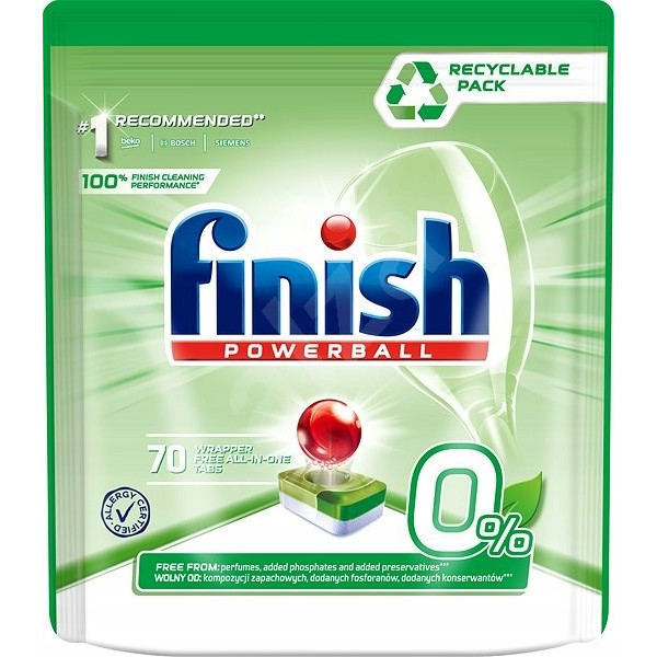 Viên rửa bát Finish Eco 0% - 70 viên/ hộp