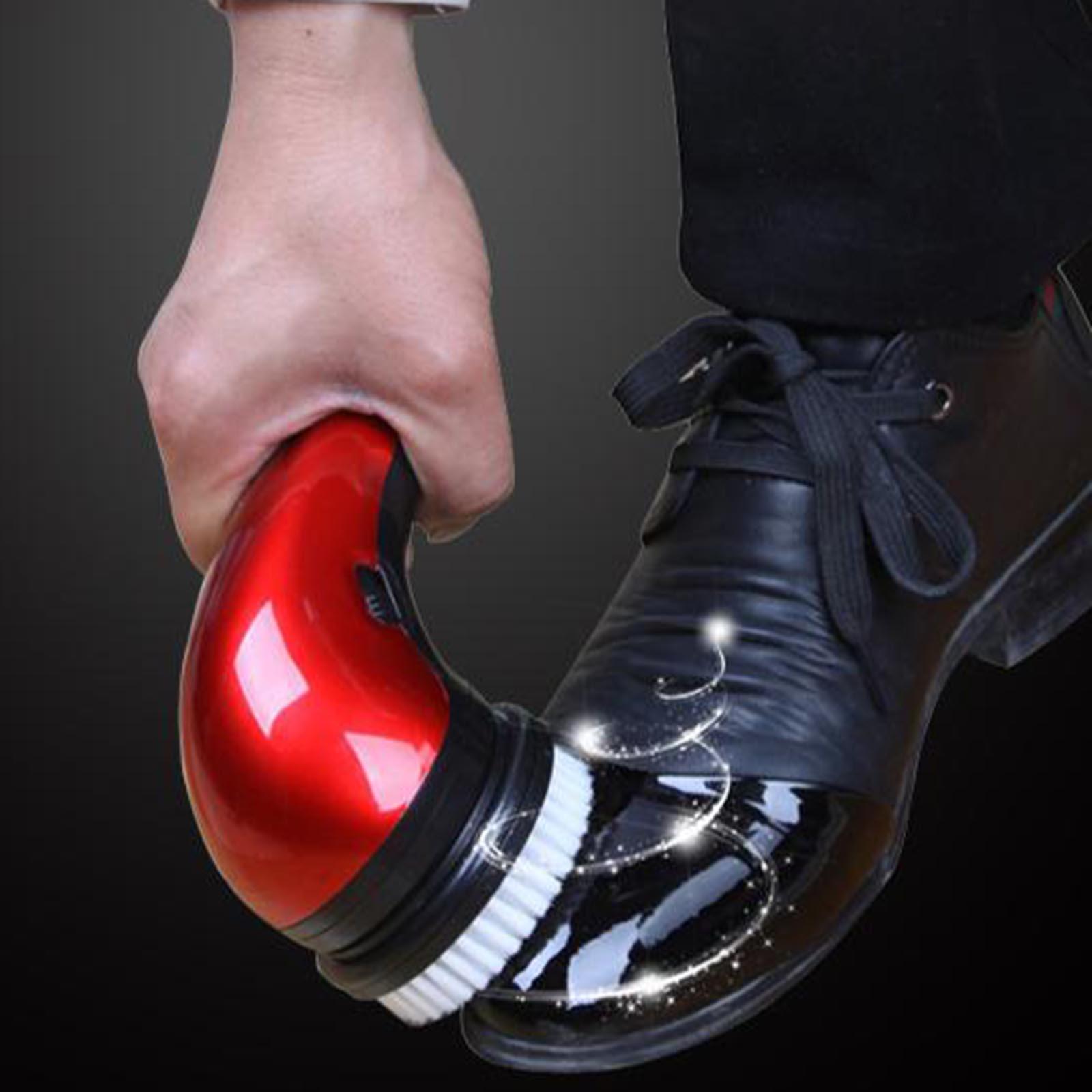 Electric Shoe Polishing Machine Cleaning Brush Leather