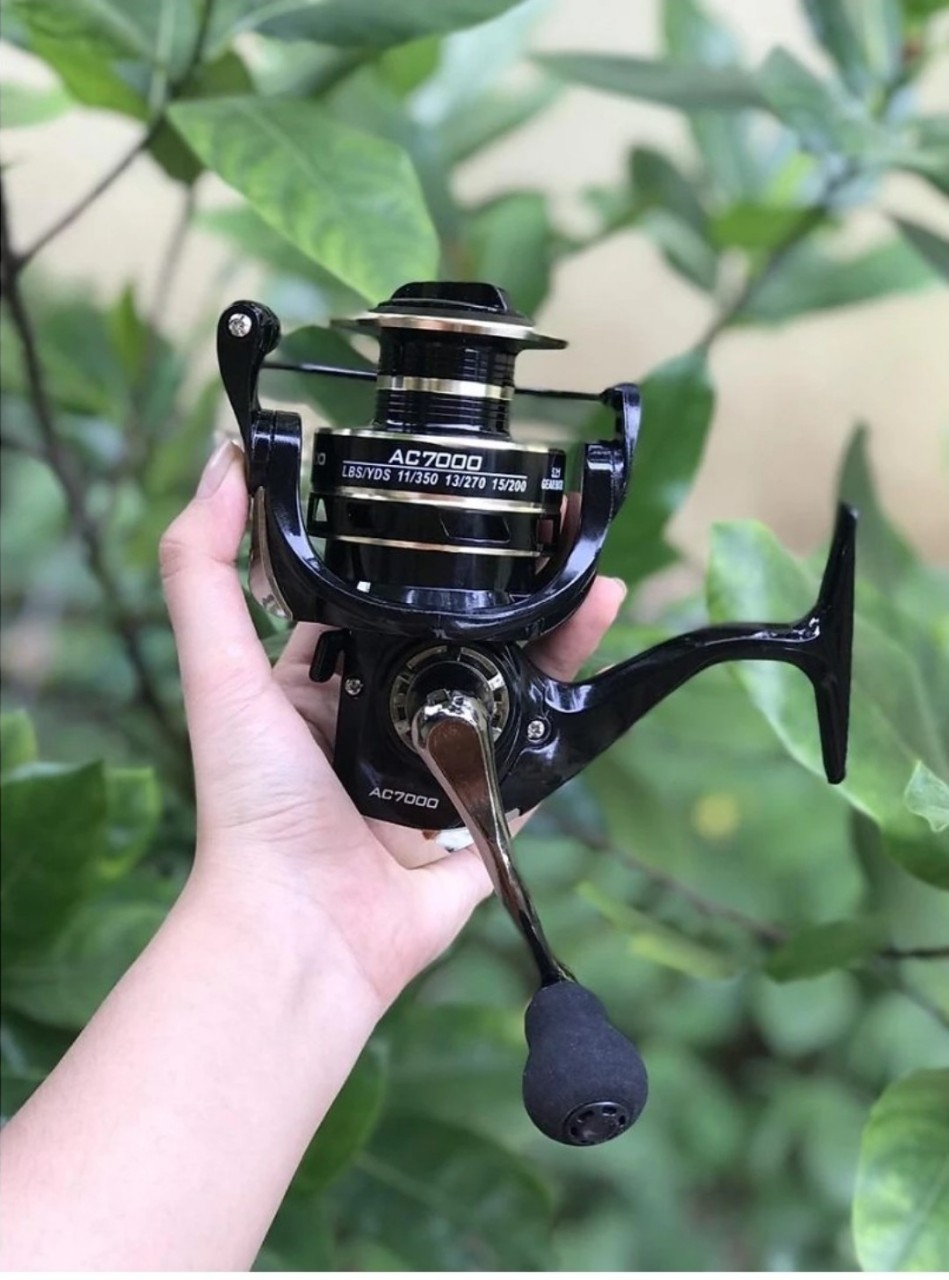 Máy câu cá kim loại AC đủ size từ 2000 đến 7000 – tuấn phi fishing – 4000