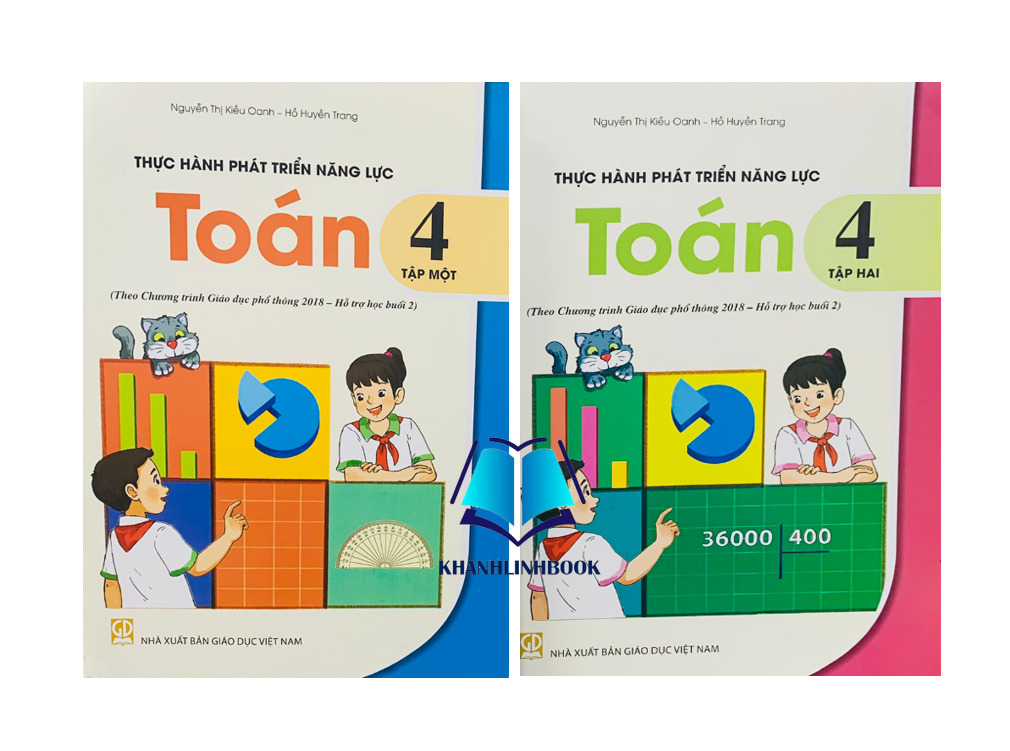 Sách - Combo Thực hành phát triển năng lực toán 4 - tập 1 + 2