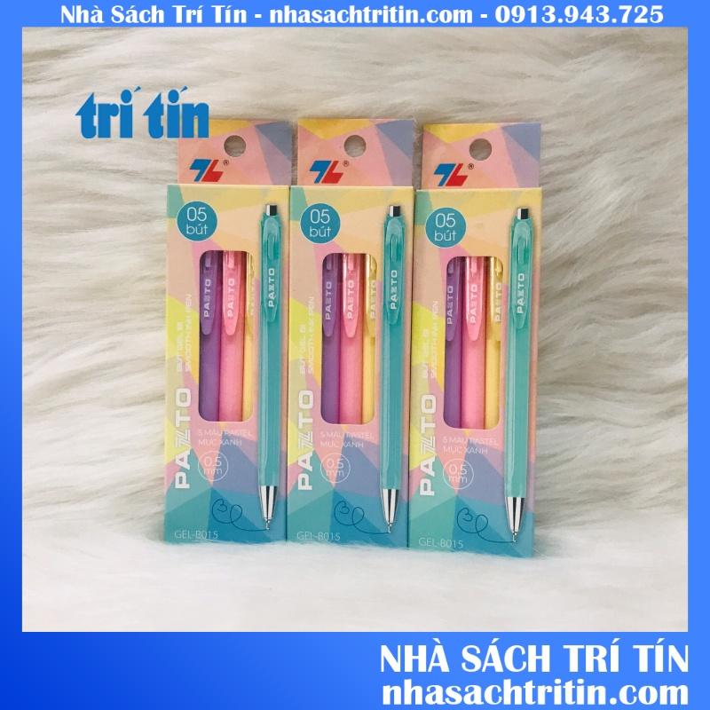 BÚT GEL PAZTO B015 0.5MM - BÚT MỰC BẤM PASTEL