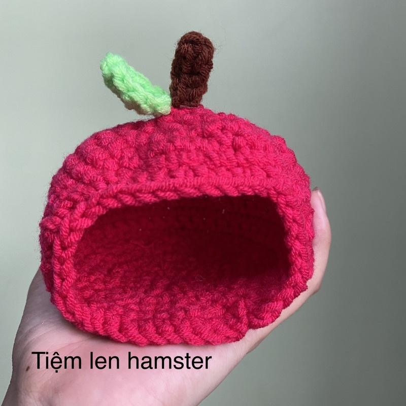 Nhà ngủ hamster bằng len hình trái cây ấm áp