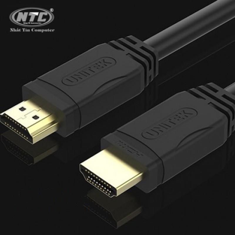 Cáp HDMI Unitek Y-C142M dài 10m hỗ trợ chất lượng 4K UltraHD và âm thanh 7.1 - bảo hành 12 tháng (Đen)