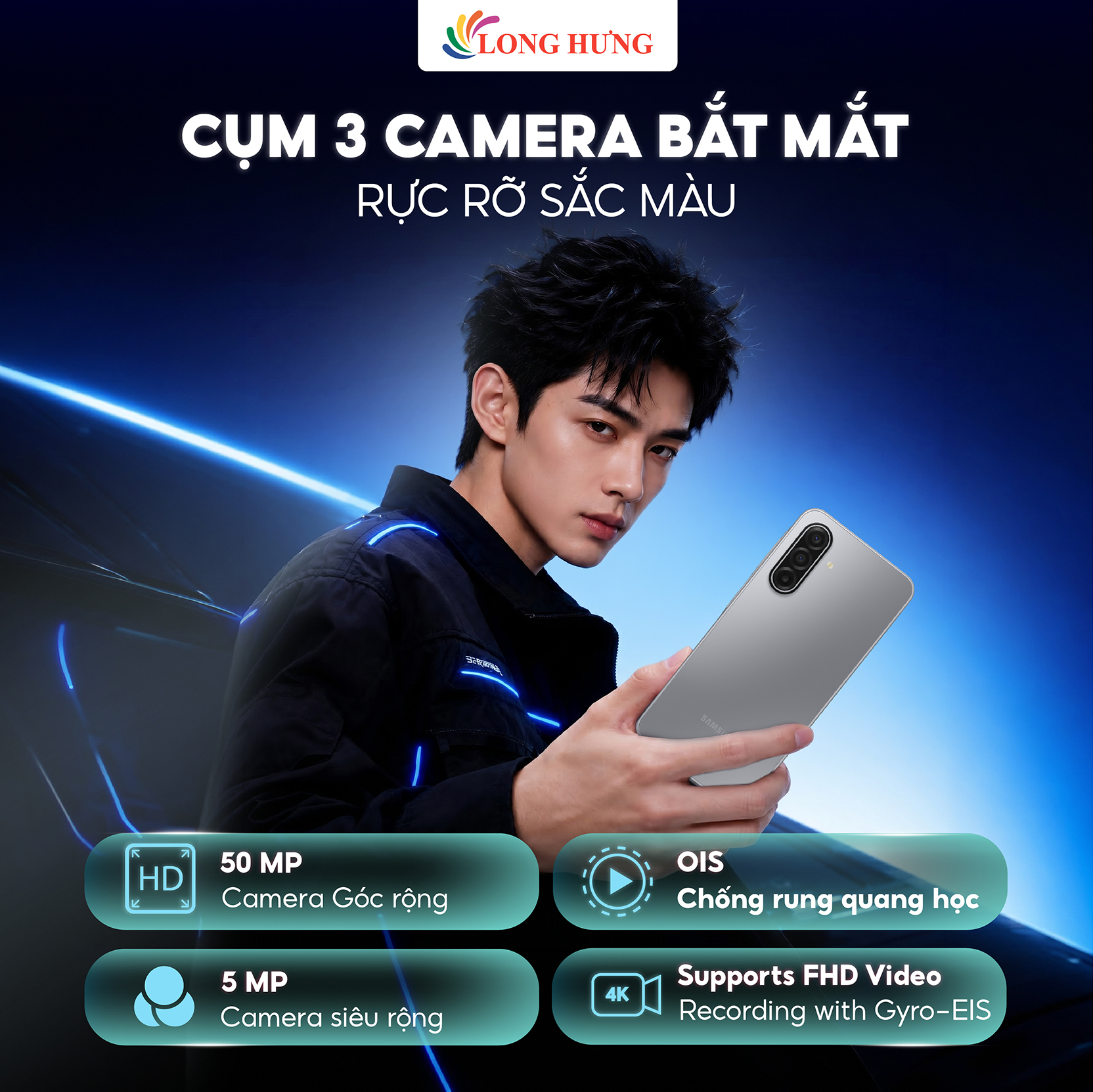 Điện thoại Samsung Galaxy A17 5G (8GB/128GB) - Hàng chính hãng