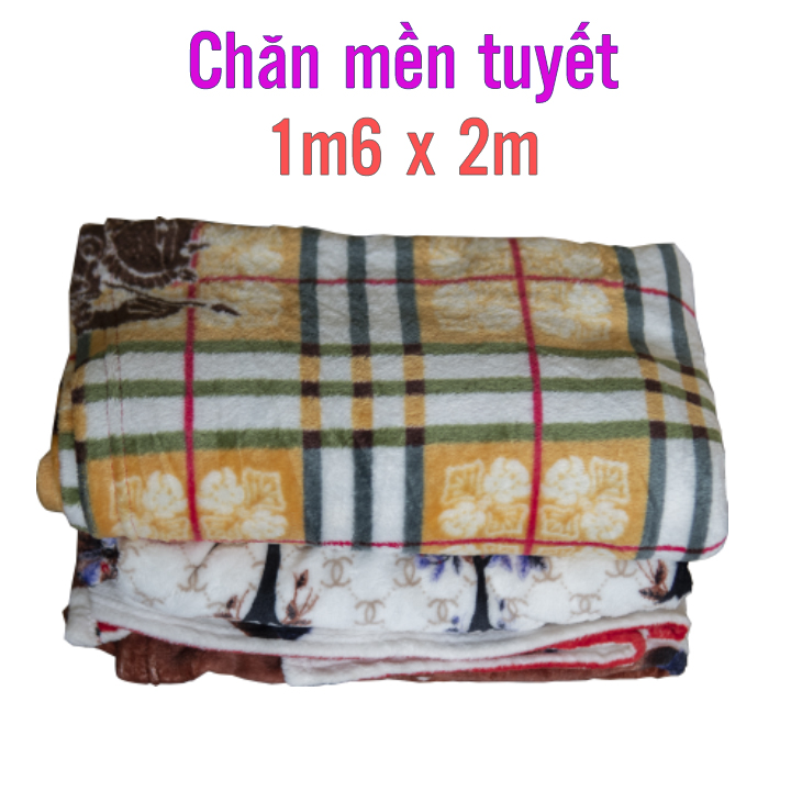 Chăn mền tuyết mịn 1m6 x 2m