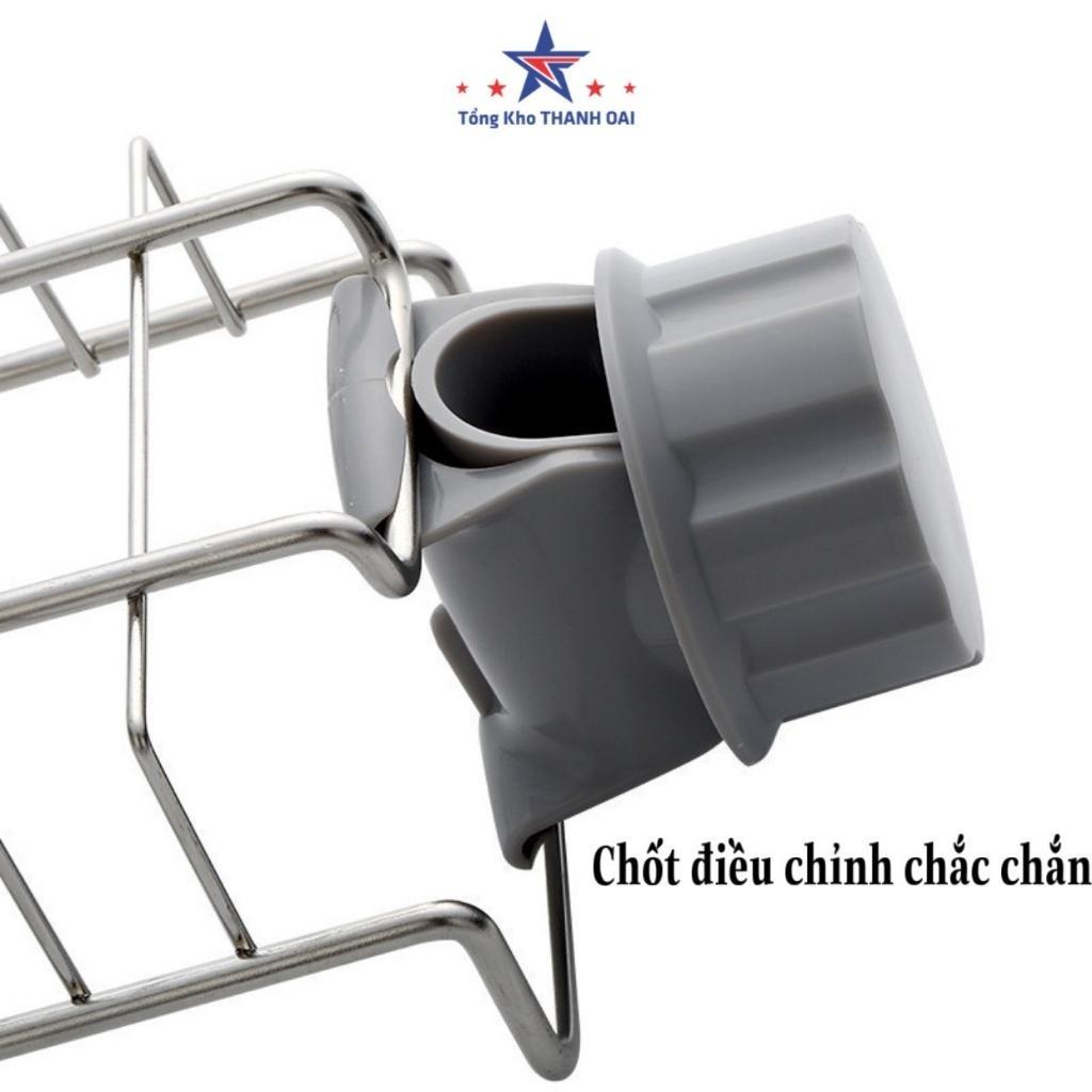 Kệ Để Đồ Rửa Chén Bát Giá Treo Bồn Gắn Vòi Nước INOX 304 Cao cấp