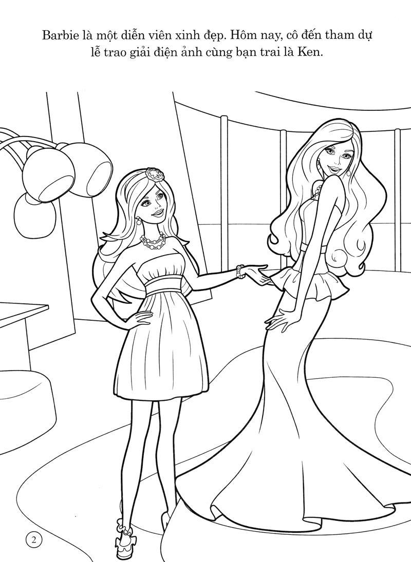 Tô màu barbie Bí mật thần tiên