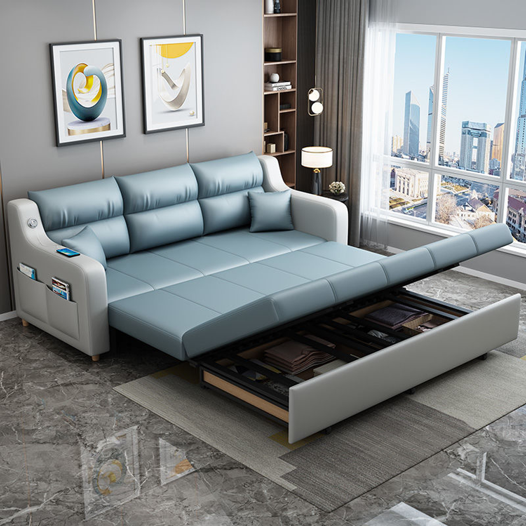 Ghế Sofa Giường Đa Năng Thông Minh Kích Thước 180cm x 200cm x 90cm Tùy Chọn Vải Bọc Và Màu Sắc Khác Nhau