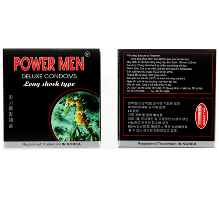 2 Hộp Bcs kéo dài thời gian quan hệ Power Men - Hàng Chính Hãng 100% - Che Tên Sản Phẩm