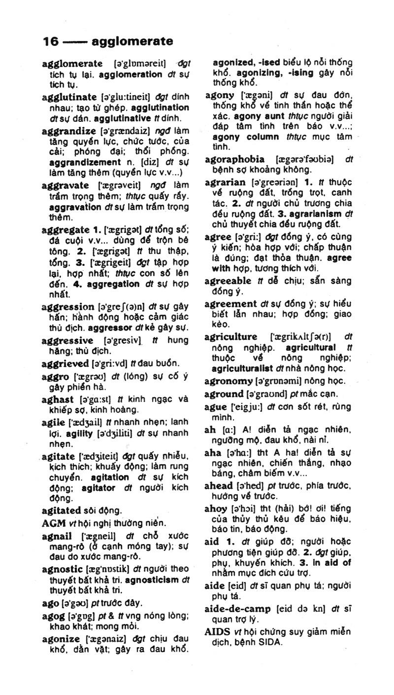 Từ Điển Anh - Việt (287.000 Từ)