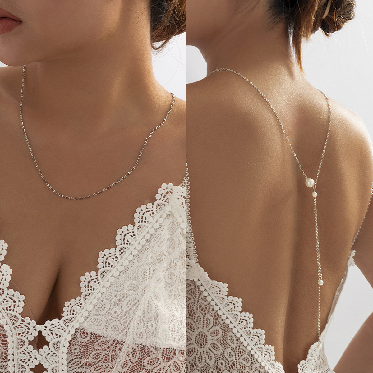 Dây chuyền vòng cổ basic tua dài sexy