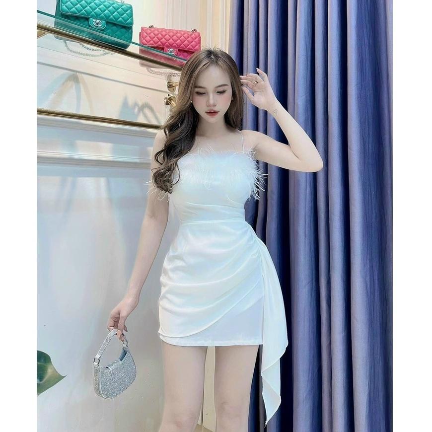 FREESHIP Đầm váy nữ body 2 dây phối tà váy xinh xắn, sang chảnh dành cho các nàng KIMGIA DS