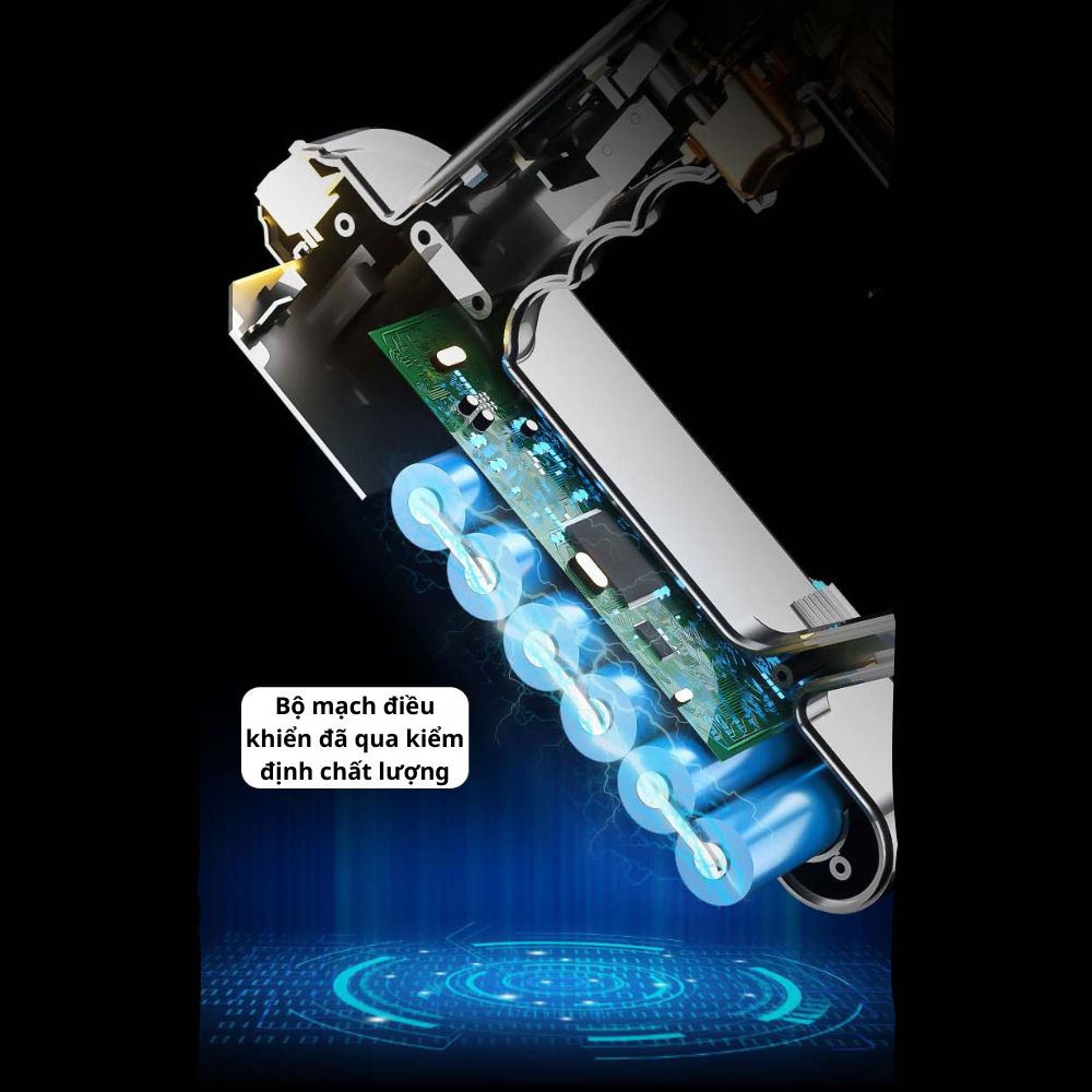 Máy hút bụi cầm tay Lumabella LB-63017 LOẠI SẠC PIN nhiều đầu hút, lõi lọc hepa lọc bụi mịn, dễ dàng vệ sinh - DELIYA HÀNG CHÍNH HÃNG