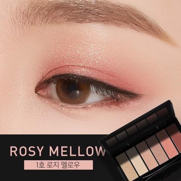 Màu Mắt Trang Điểm A'Pieu Full Of Color Eyes (No.1/Rosy Mellow) 6g