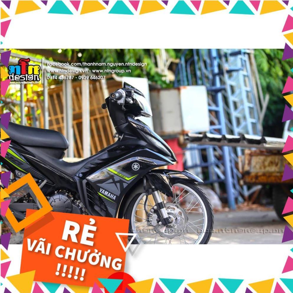 Tem Rời Exciter 135 Mẫu MX King Xanh Đen