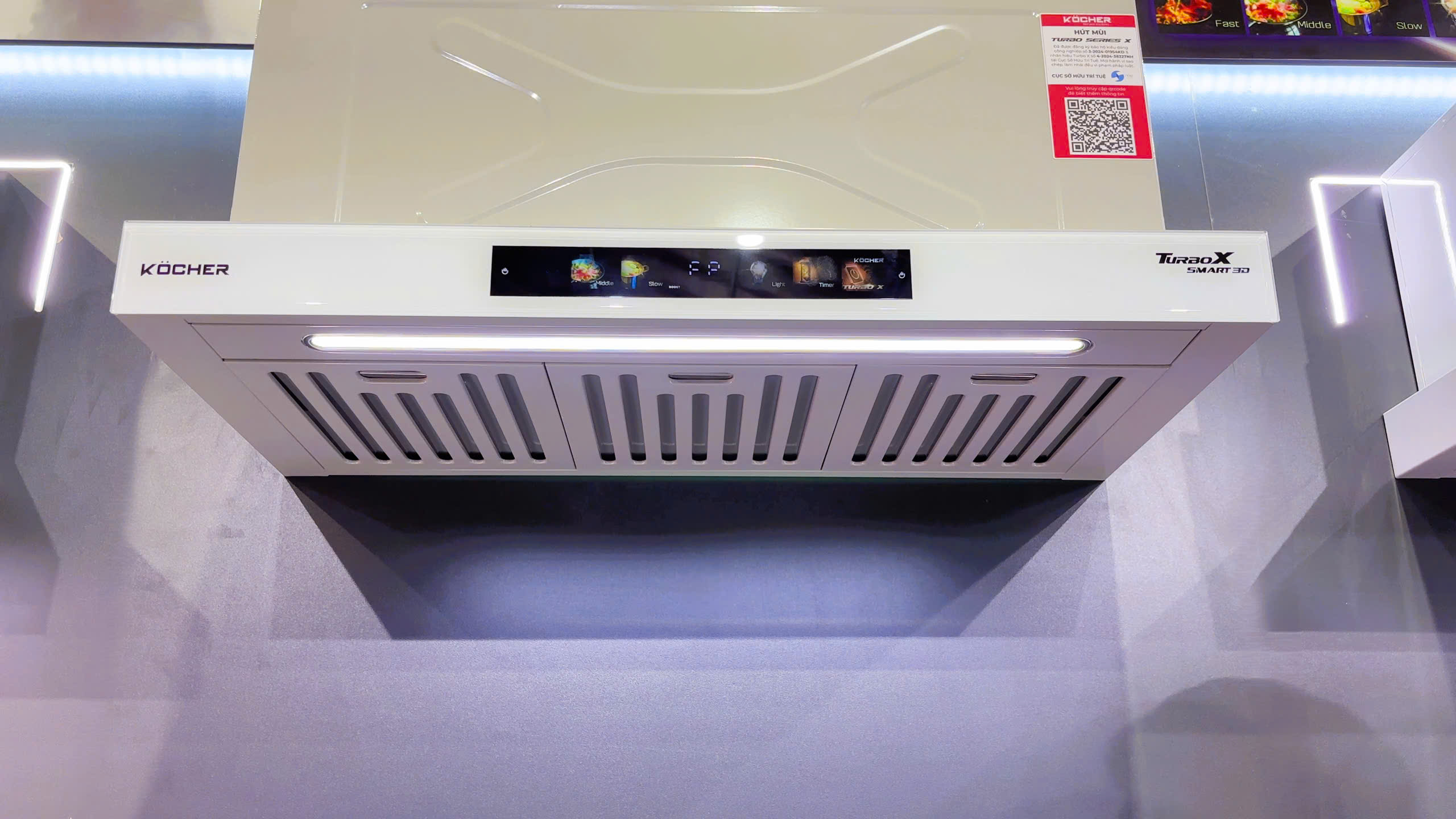 Máy Hút Mùi Kocher TURBO X3D-350T - Hàng Chính Hãng