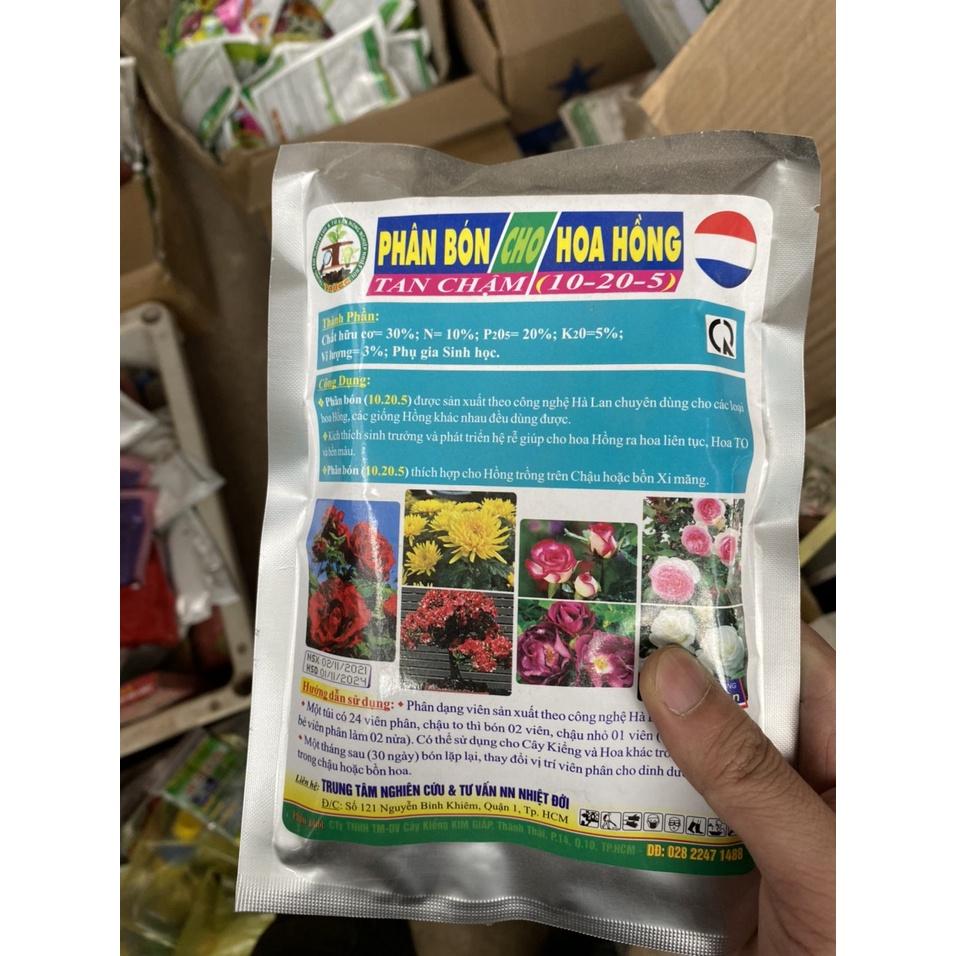 Phân bón Hữu Cơ Tan Chậm Thông minh dành cho Hoa Hồng, dùng cho cây trồng trong chậu, bồn xi măng