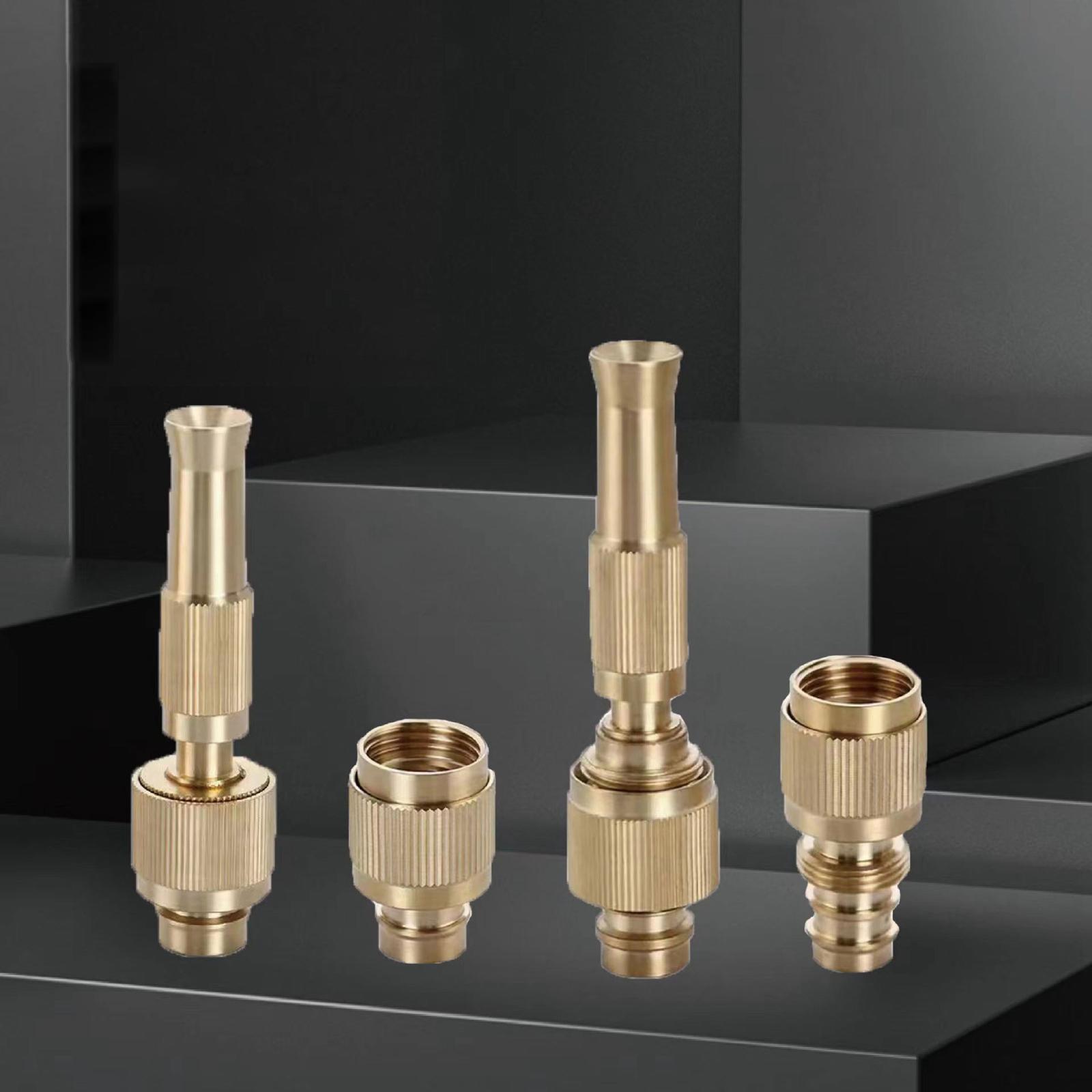 Brass Spray Nozzle, Pressure Washer Nozzle, Multifunctional Brass Water Hose Nozzle for Car Washing
