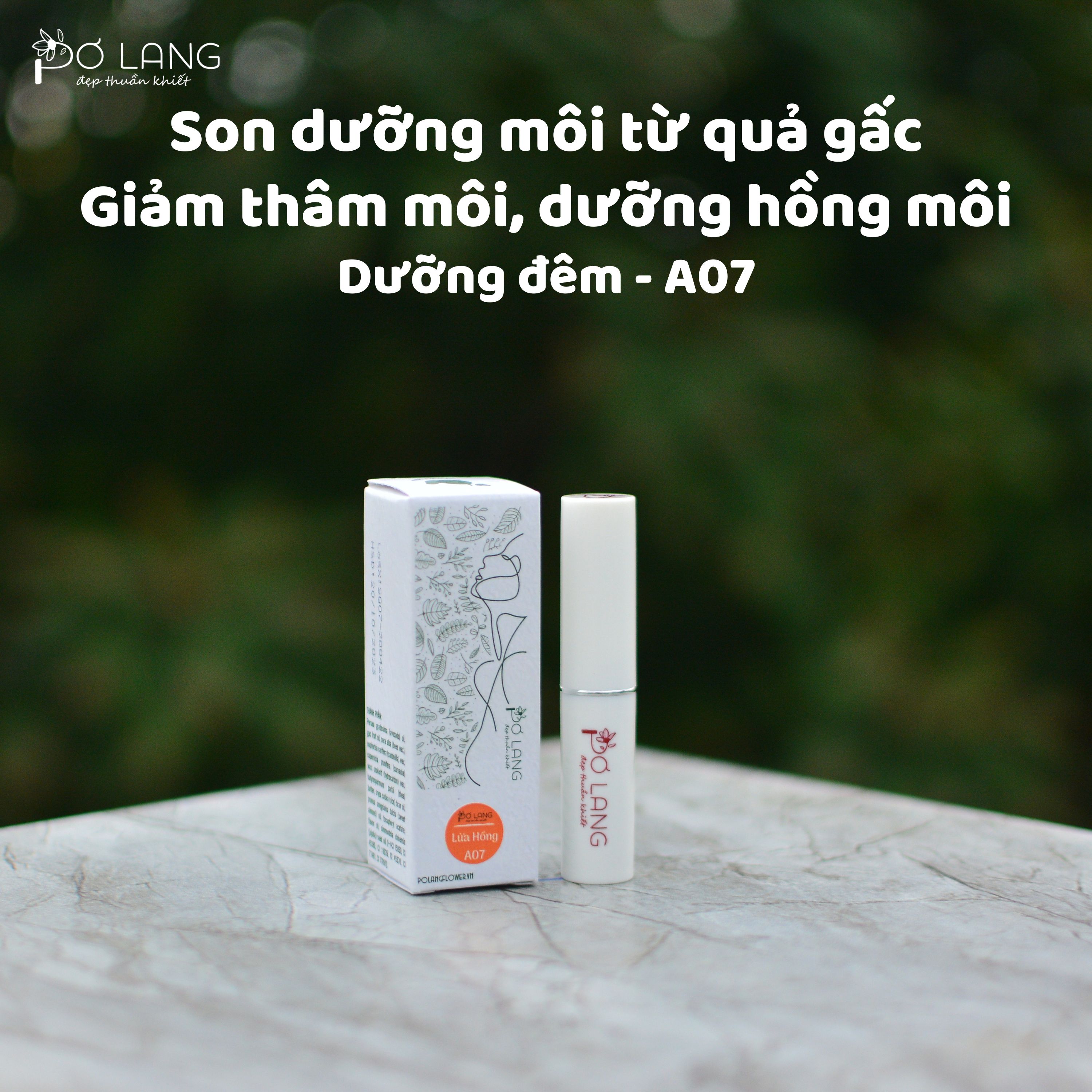 Son dưỡng môi Pơ Lang dưỡng hồng môi từ trái gấc - A07