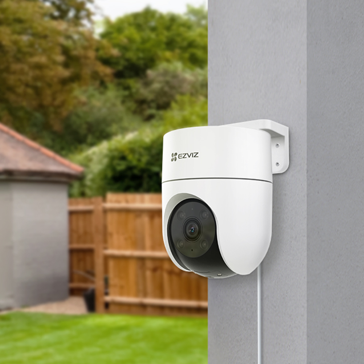 Camera wifi ngoai trời,camera Ezviz H8C 2K độ phân giải 4 megapixel, quay quét 355 độ, màu ban đêm, đàm thoại, AI