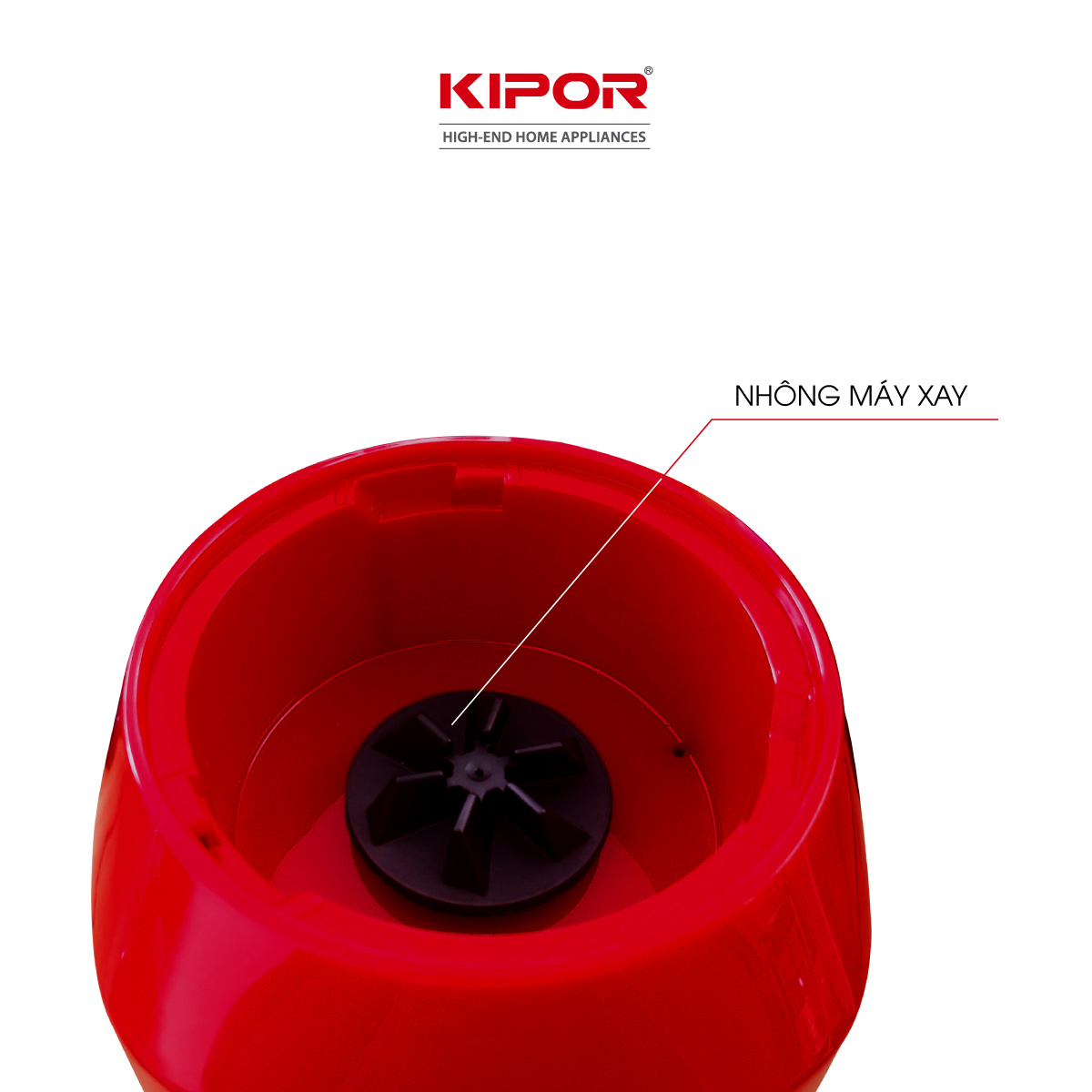 Máy xay sinh tố KIPOR KP-S306 - Lưỡi thép chống ăn mòn siêu bền - Tặng kèm 3 cối 0,2L, 0,5L, 1,5L - Tự ngắt chống quá tải - Hàng chính hãng