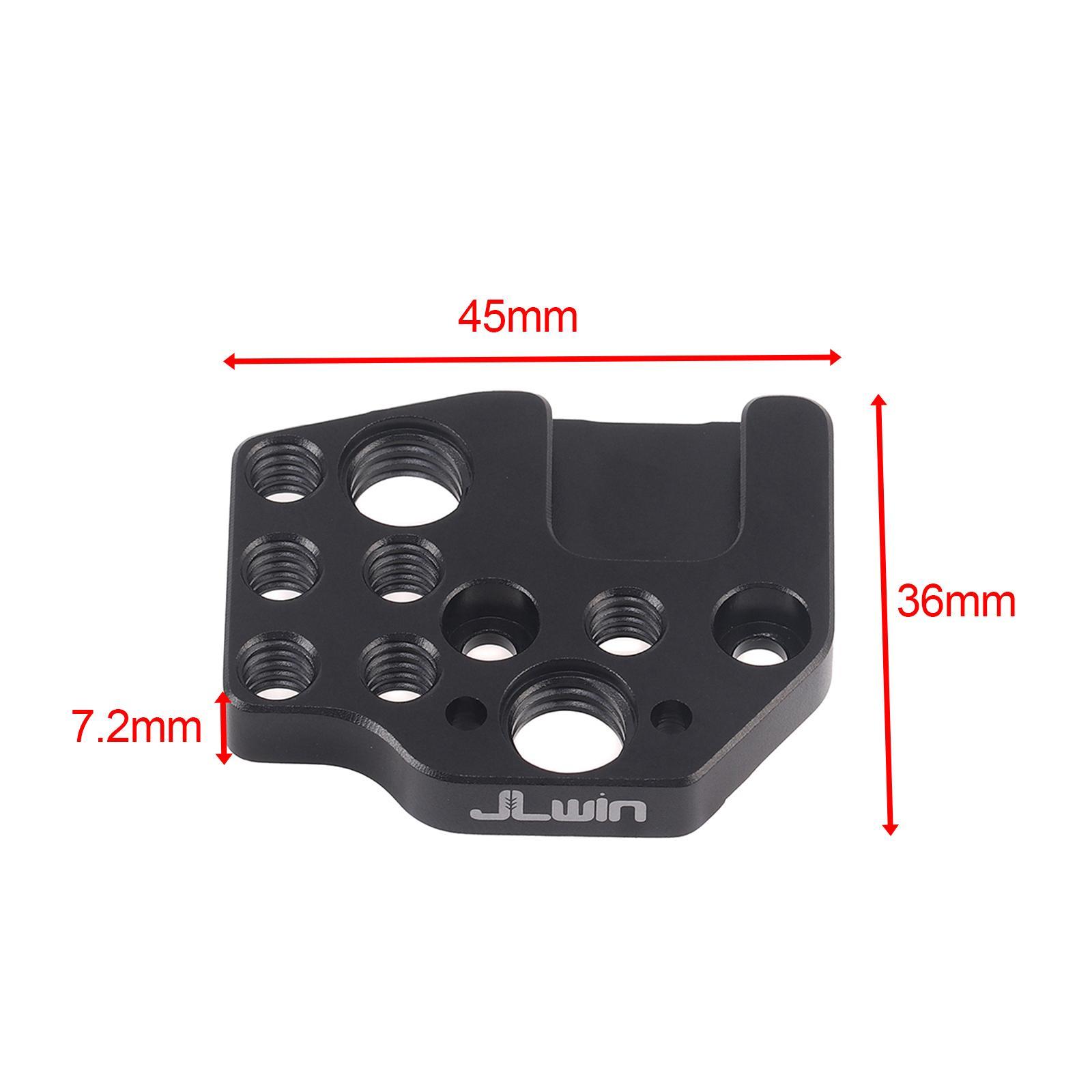 Stabilizer Side Extension Plate Mount with Small Wrench 1/4" Screws 3/8" Screw Expansion Board for Ronin RS2 Rsc2 RS3 RS3 Monitor