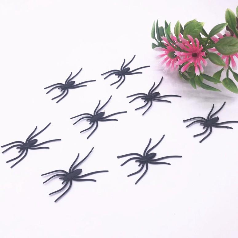 Bộ 5 con nhện mini chân dài nằm nhện giả nhện đồ chơi