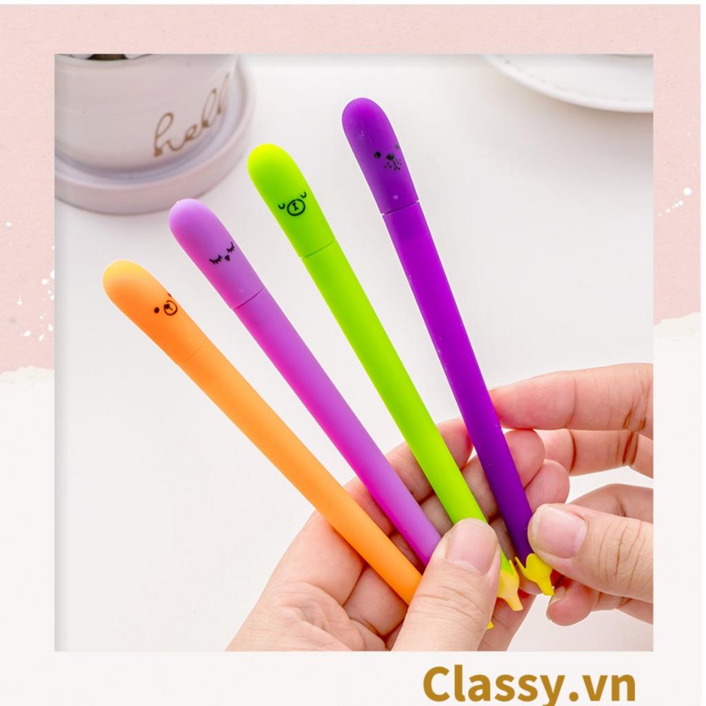 Bút gel hình trái cà Classy xinh xắn đáng yêu, mực đậm và đều PK1549