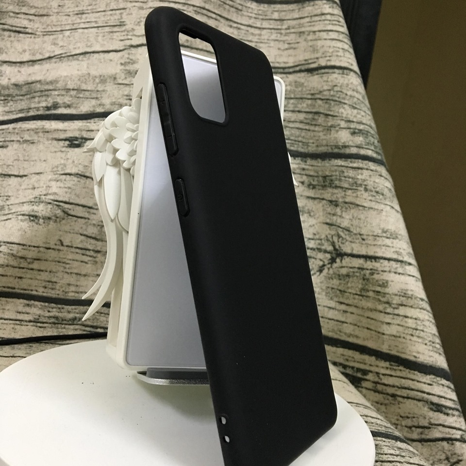 Ốp lưng dẻo mỏng dành cho Samsung Galaxy A51 - Dẻo màu đen.