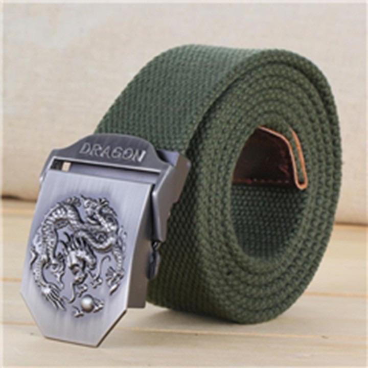 Thắt lưng dù mặt khoá Dragon - nhóm màu trơn