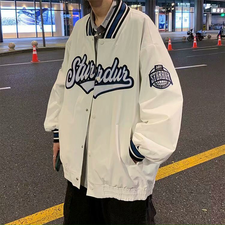 Áo Bomber Jacket Dù 2 Lớp STURDUR Unisex Nam Nữ , Áo khoác nam nữ K30, Áo khoác bomber jacket dù 2 lớp unisex nam nữ thu đông STURDUR 2 màu đen trắng