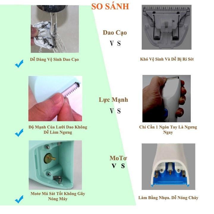 Tông đơ cắt tóc cho bé Toir mẫu mới.