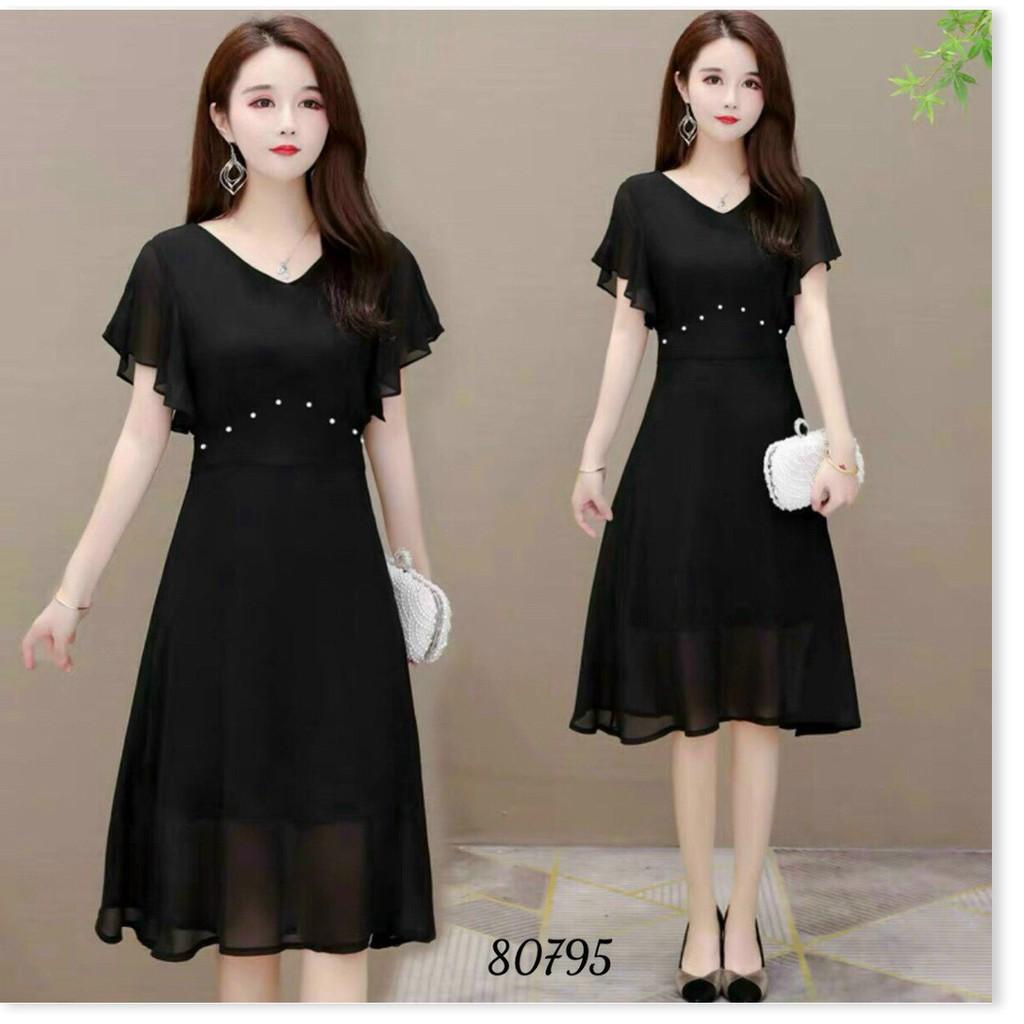 ĐẦM VOAN CHIFFON NGẮN TAY SANG TRỌNG THÍCH HỢP CHO BẠN ĐI DỰ TIỆC